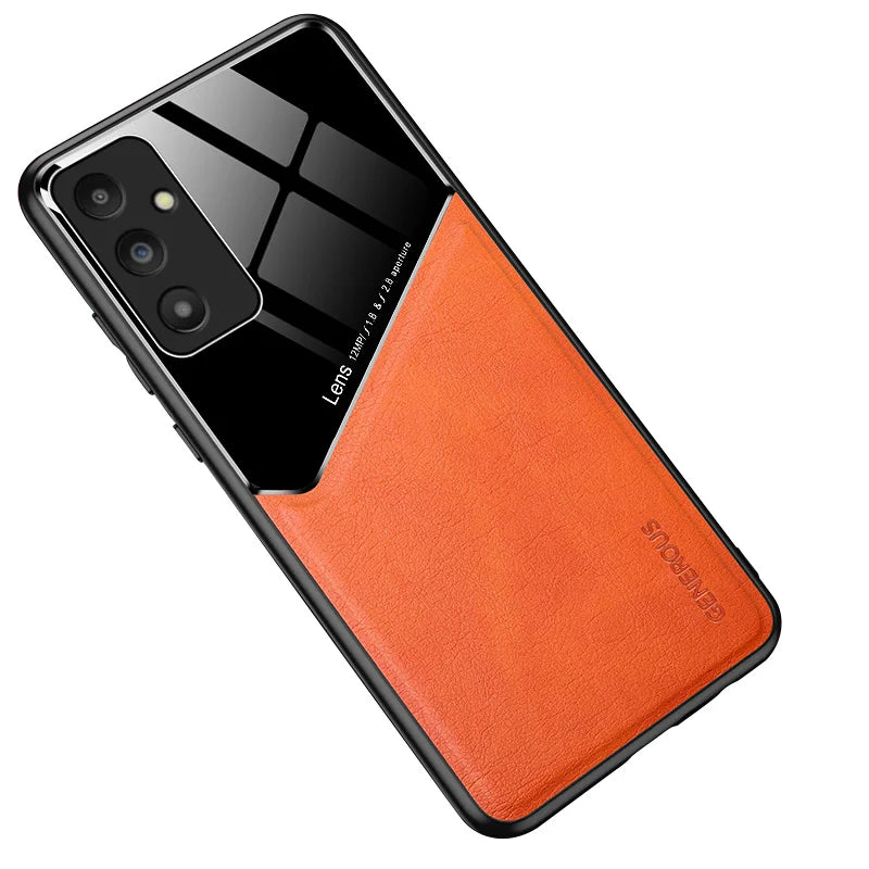 Leather Like Case for Galaxy A06 A15 A16 A25 A35 A55 4G 5G Samsung ShockProof