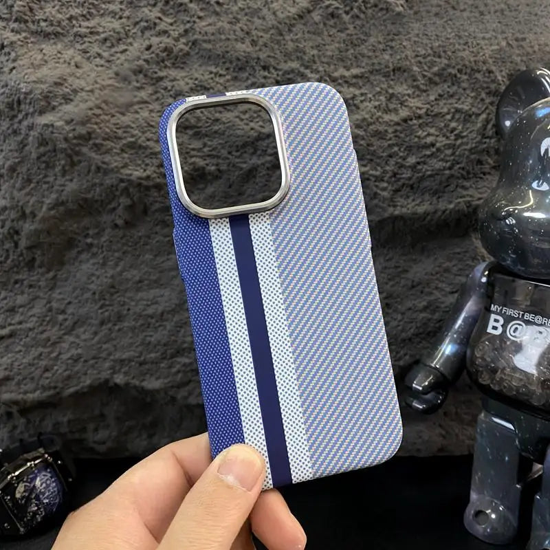 Carbon Fiber like Case for iPhone 13 14 15 16 Pro Max ShockProof + MagSafe +