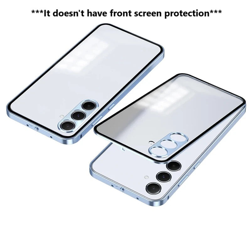Aluminium Bumper Case For Galaxy A55 A15 A35 A25 A54 S23 FE ShockProof Samsung