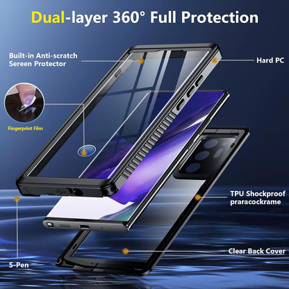 C&T 360º Waterproof IP68 Case For Samsung Galaxy A S Models