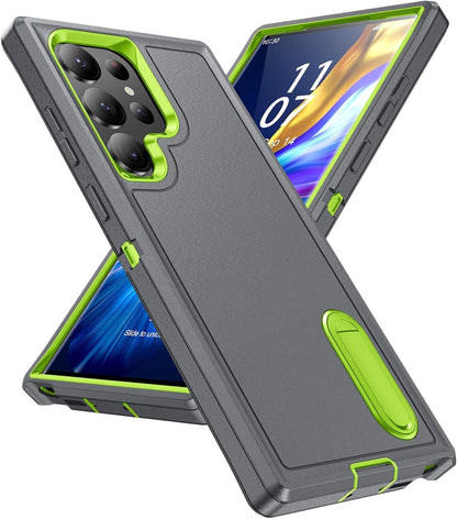 ShockProof + Kickstand Case for Galaxy s22 s23 s24 Ultra FE Plus Samsung Magnetic