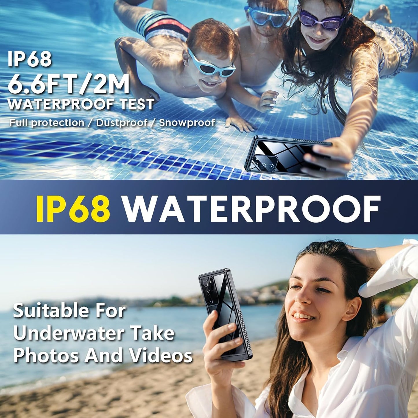 C&T 360º Waterproof IP68 Case For Samsung Galaxy A S Models
