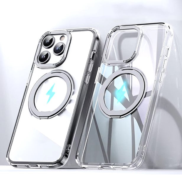 ShockProof + Magnetic Kickstand Case For iphone 16 15 14 13 12 11 Pro Max Plus 360° Rotation Ring Holder