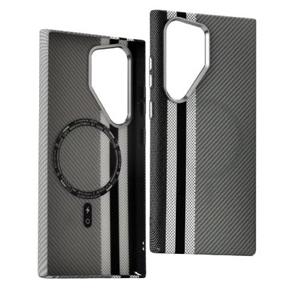 Carbon Fiber Like Case for Samsung Galaxy s23 s24 Ultra Plus + MagSafe