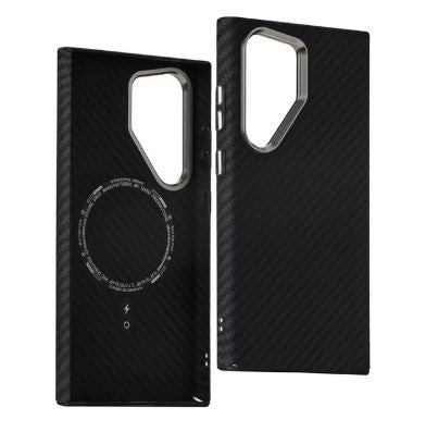 Carbon Fiber Like Case for Samsung Galaxy s23 s24 Ultra Plus + MagSafe