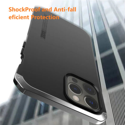 Shockproof Metal Armor Case For iPhone All Models Metal Frame