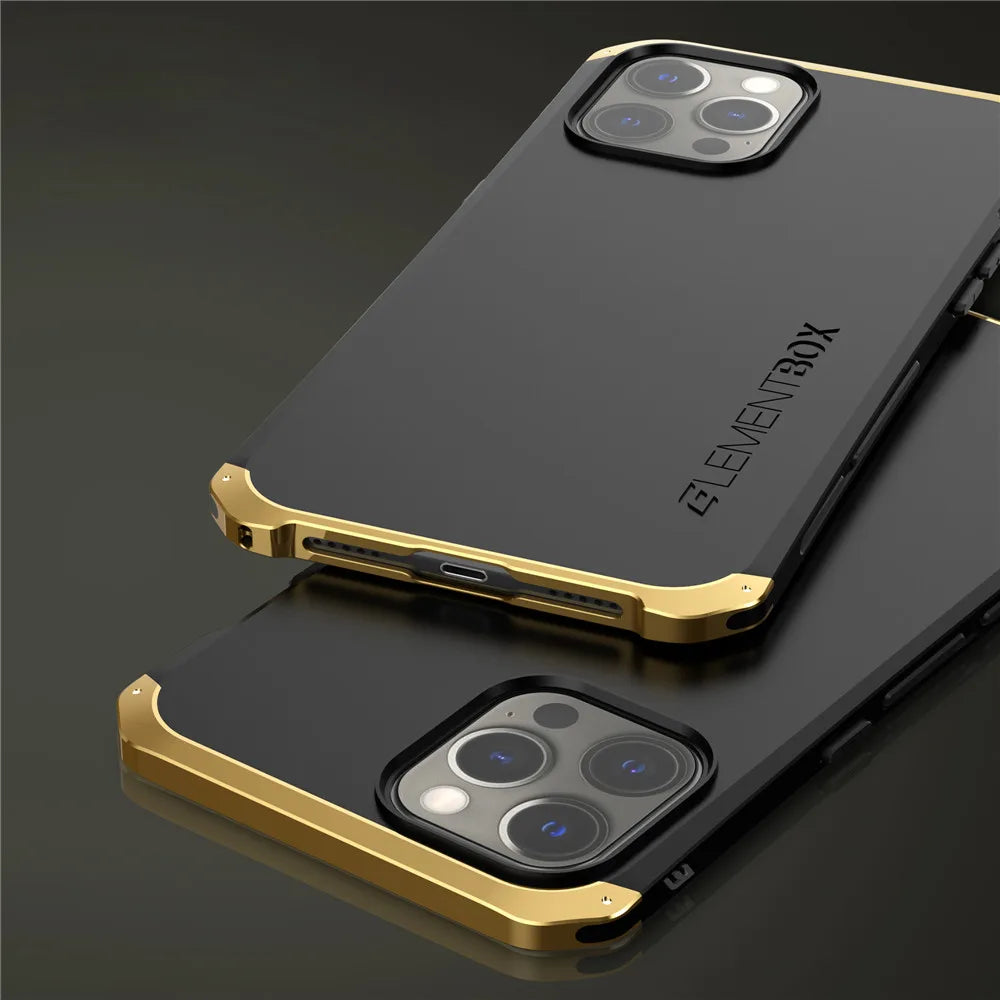 Shockproof Metal Armor Case For iPhone All Models Metal Frame