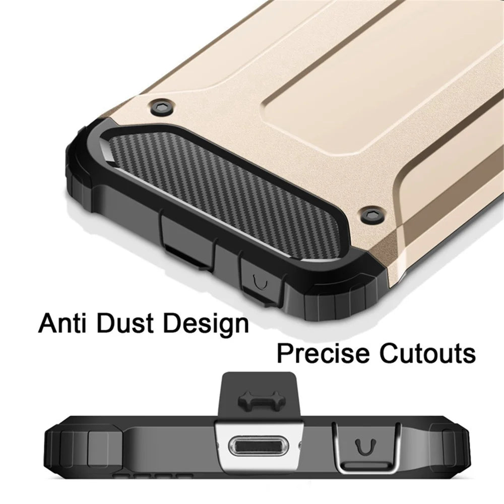 Armor Shield Case for iPhone 11 12 13 14 15 16 Pro Max Plus Mini ShockProof
