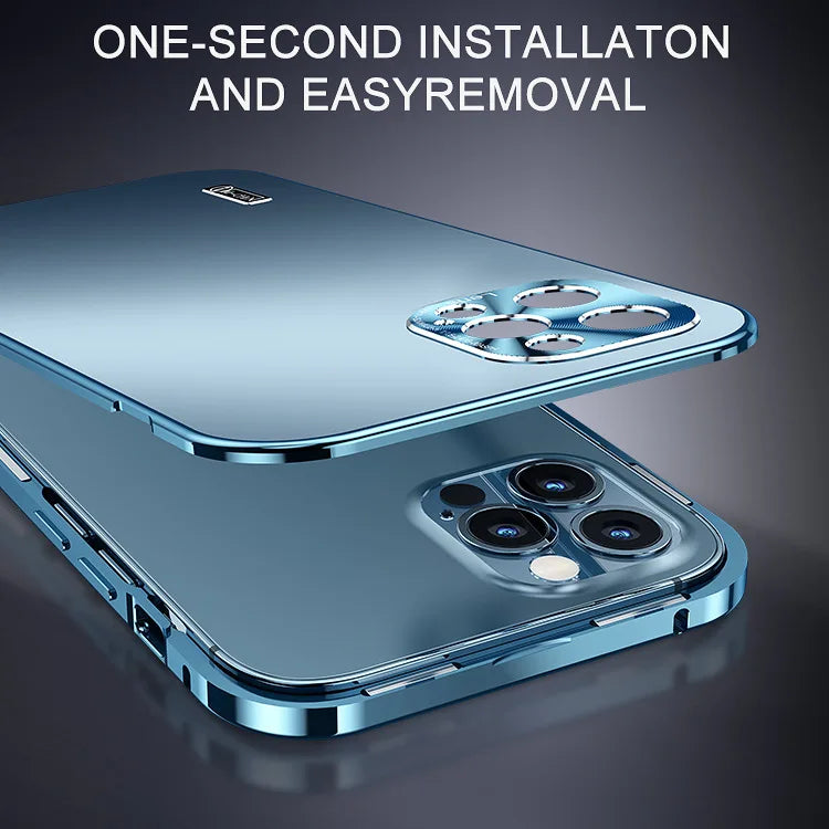 ShockProof Case for iPhone 12 13 14 15 16 Pro Max With Metal Frame