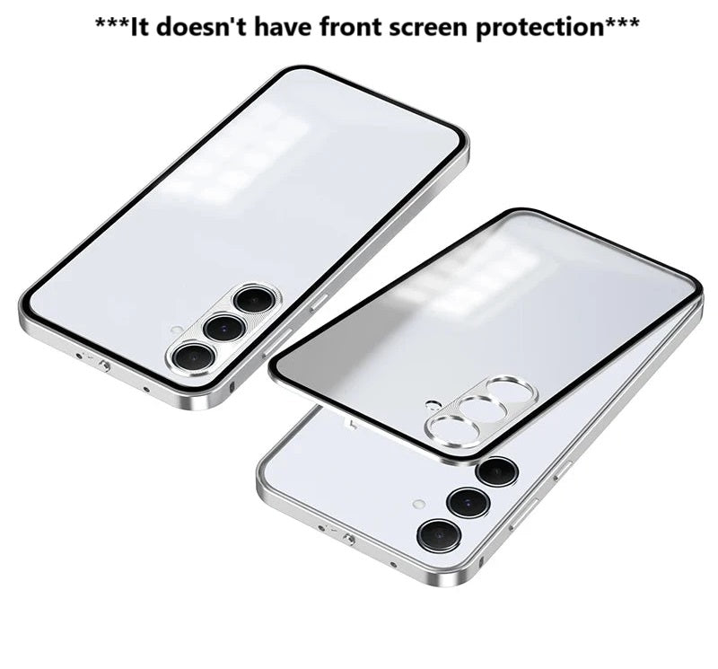 Aluminium Bumper  Case For Galaxy A55 A15 A35 A25 A54 S23 FE ShockProof Samsung