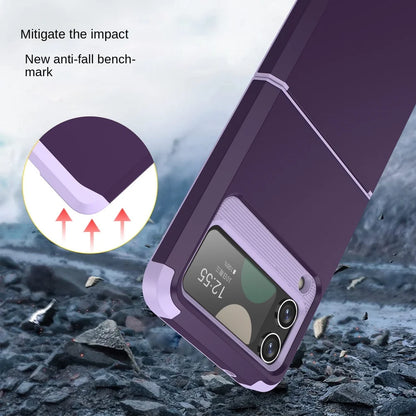 Armor Shockproof Case For Samsung Z Flip 5 4 3 Galaxy Heavy Duty Back Cover