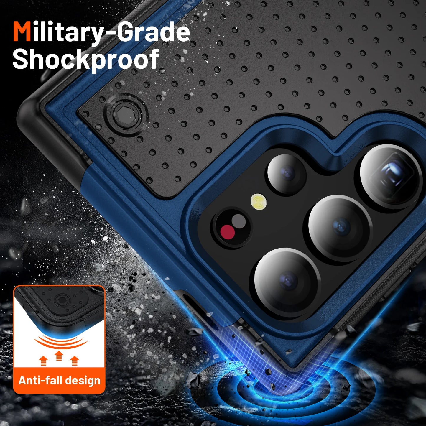 Armor Case For Samsung Galaxy S24 S23 S22 S21 Ultra FE Plus Shockproof