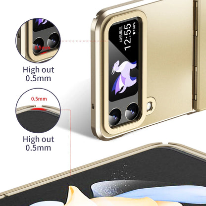 Luxury Electroplated Case ForGalaxy Z Flip 6 5 4 3 5G Samsung ShockProof