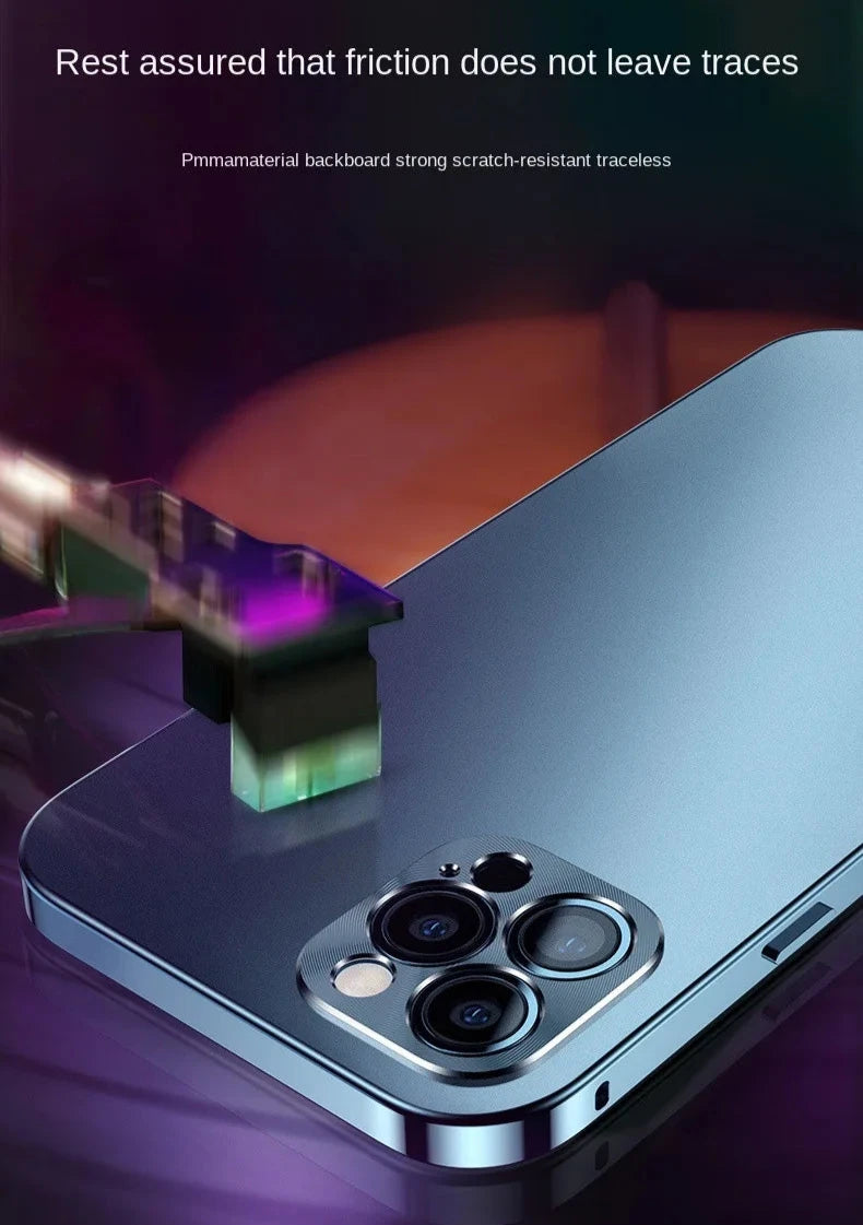 ShockProof Case for iPhone 12 13 14 15 16 Pro Max With Metal Frame