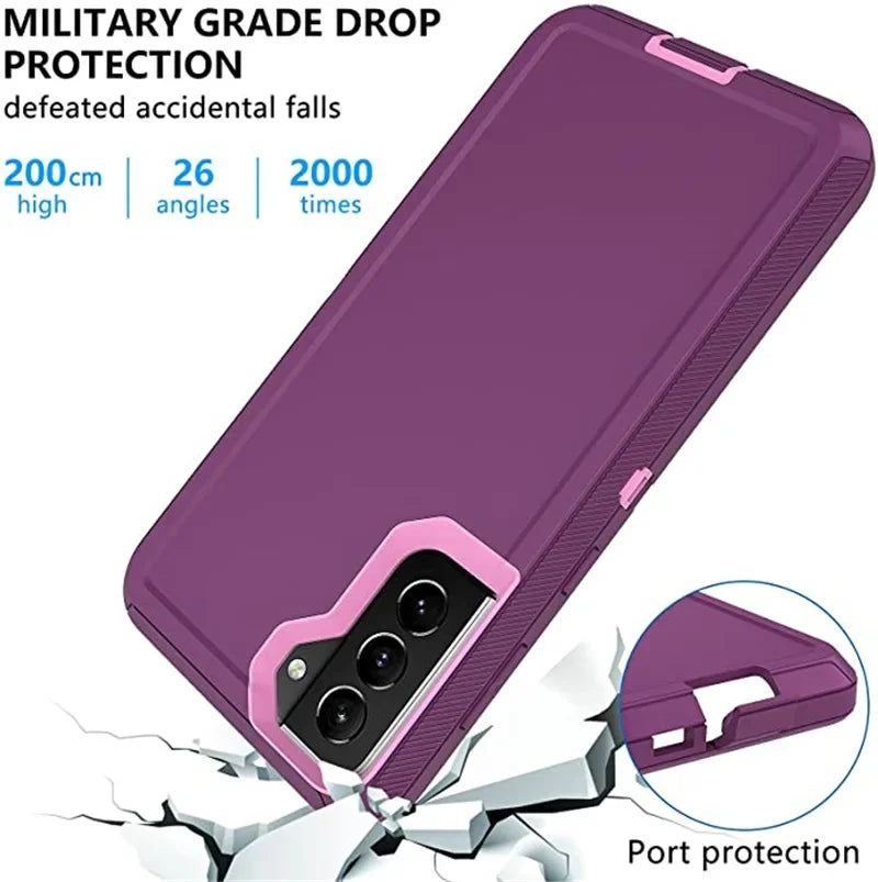 Defender Case for Galaxy  S21 S22 S23 S24 Ultra FE Plus ShockProof Samsung