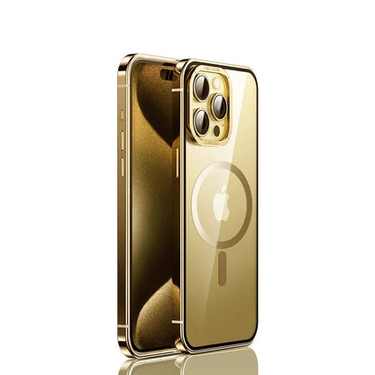Steel + Alloy Case for iPhone 15 16 Pro max Plus MagSafe Fall Protection
