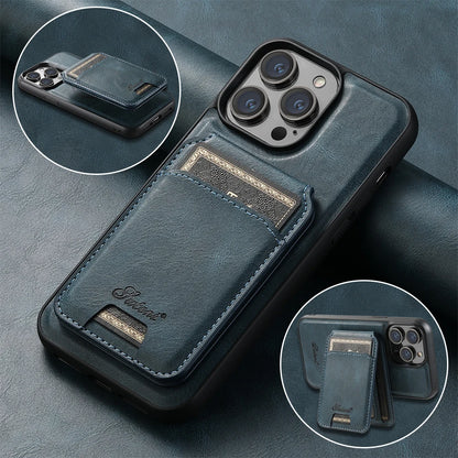 Leather With Wallet + Stand Case For iPhone 12 13 14 15 16 Plus Pro Max