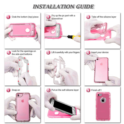 Defender Shockproof Case for iPhone 6 to 16 Pro Max Military Level Protection 360º, MagSafe