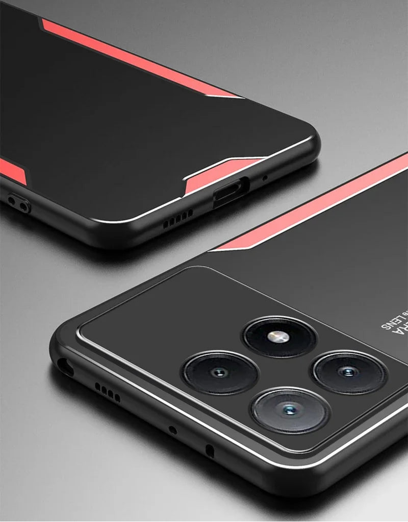 C&T Aluminium Shockproof Case for Poco X6 X7 X8 PRO 5G and Redmi Note 13 14 15 Pro 5G Xiaomi