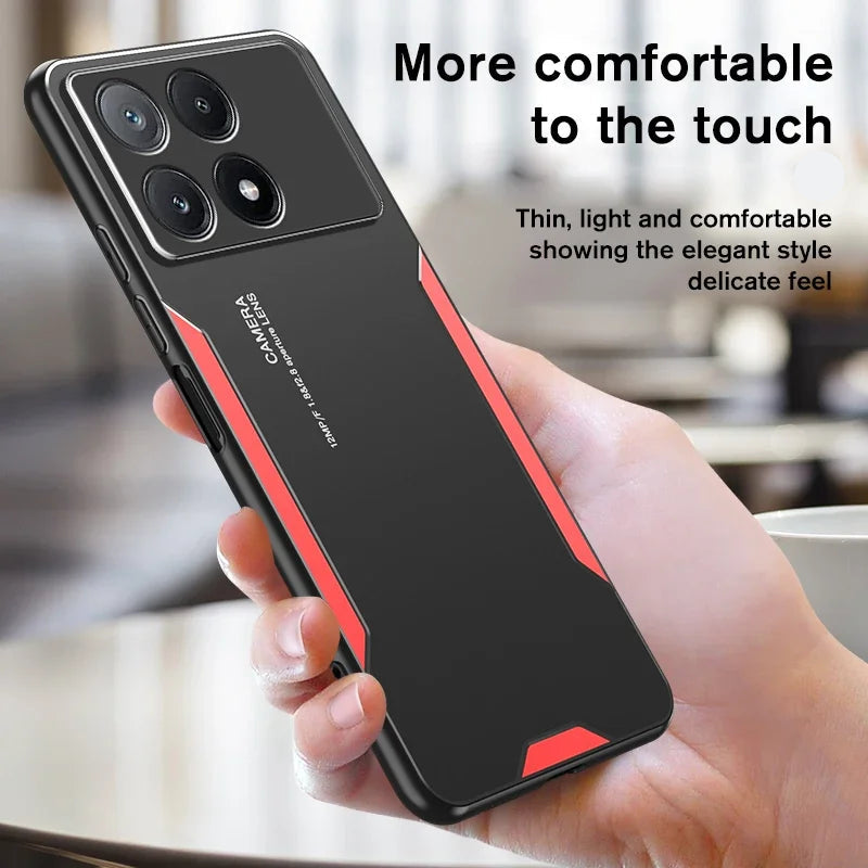 C&T Aluminium Shockproof Case for Poco X6 X7 X8 PRO 5G and Redmi Note 13 14 15 Pro 5G Xiaomi