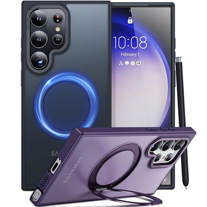 Metal 360º Bracket Case for Galaxy S24 S23 S22 Ultra Plus Samsung ShockProof