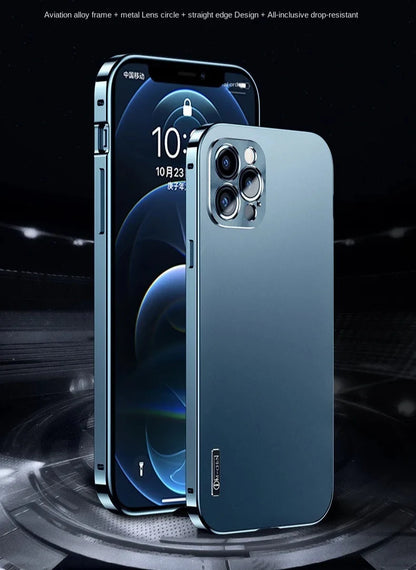 ShockProof Case for iPhone 12 13 14 15 16 Pro Max With Metal Frame