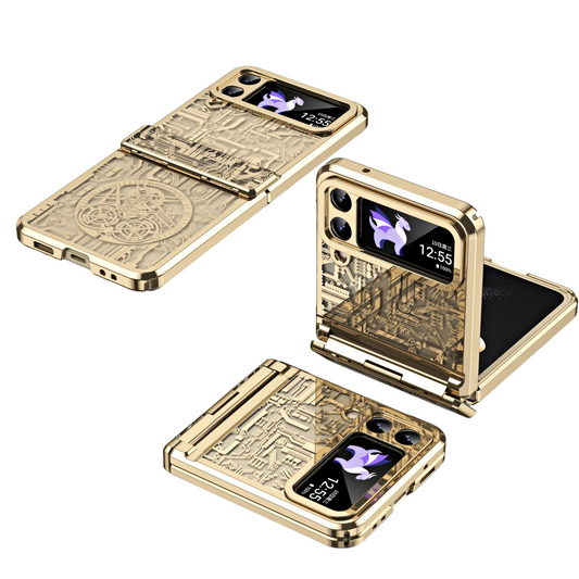 Luxury ShockProof Case For Galaxy Z Flip 6 5 4 3 Samsung Armor