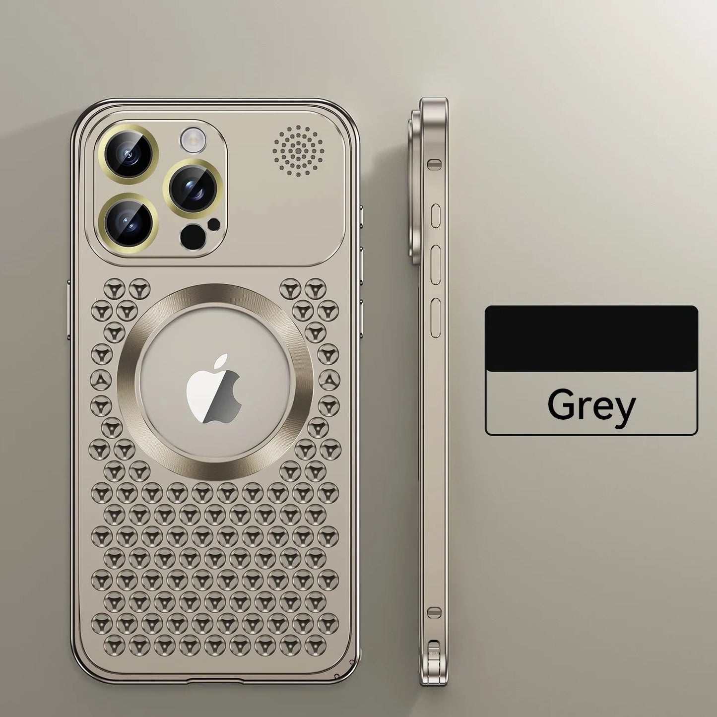 Heat Dissipation Aluminum Case For iPhone 13 12 14 15 Pro Max Plus Anti Drop