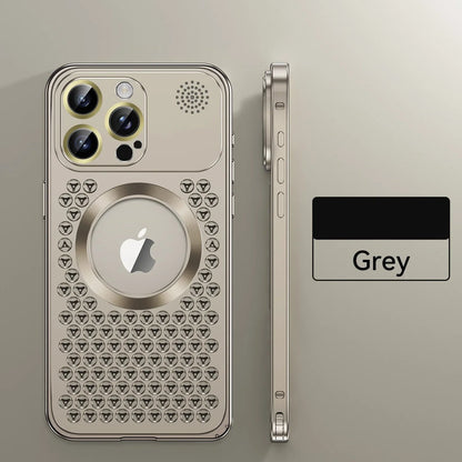 Heat Dissipation Aluminum Case For iPhone 13 12 14 15 Pro Max Plus Anti Drop