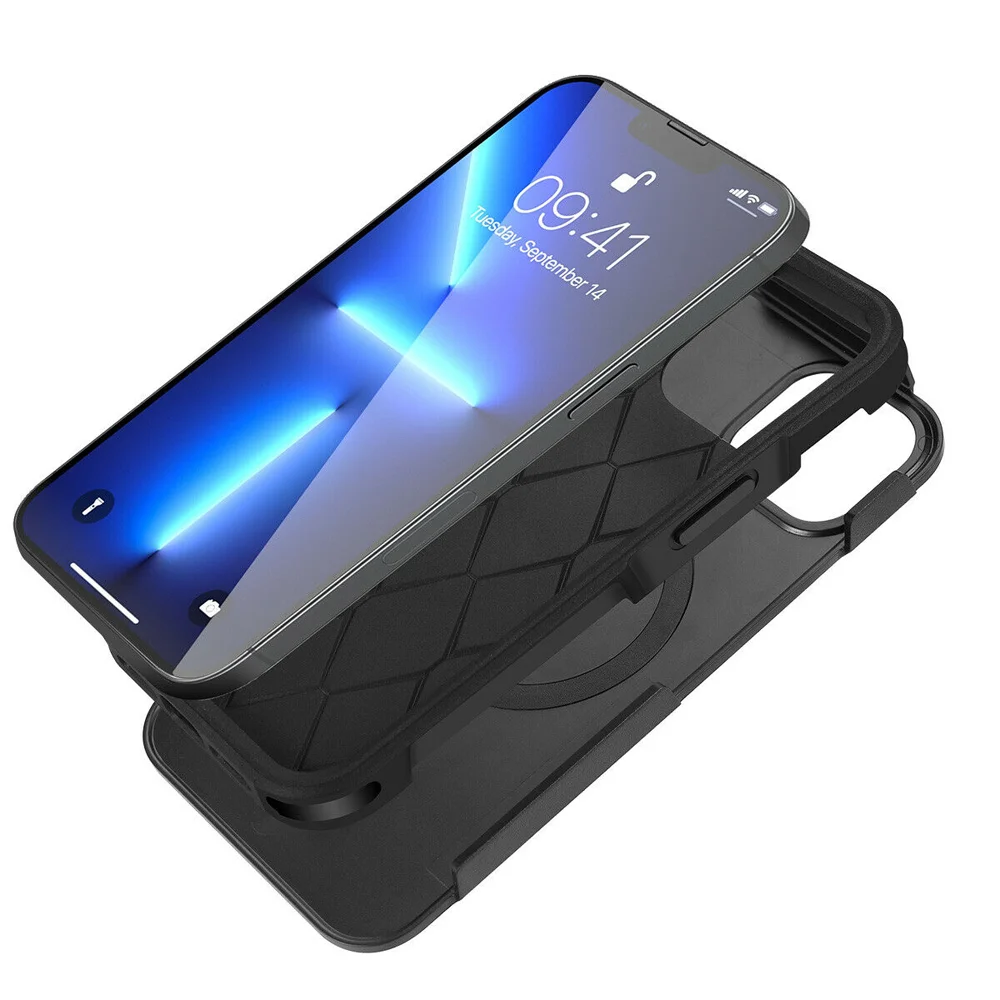 Shockproof Shield Case For iPhone 16 15 14 13 12 11 Pro Max Plus Mini