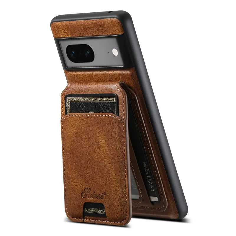 Wallet Leather For Google Pixel 9 Pro 8 7 6 Pro 6A 7A ShockProof Magnetic