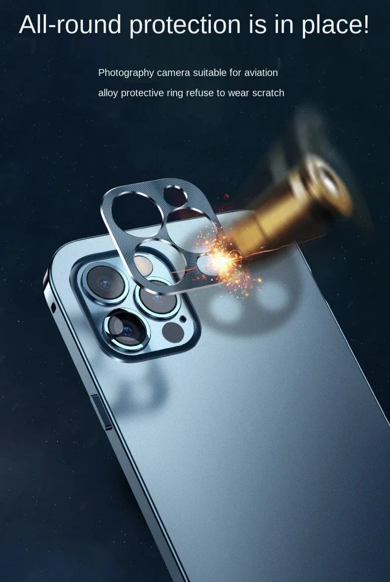 ShockProof Case for iPhone 12 13 14 15 16 Pro Max With Metal Frame