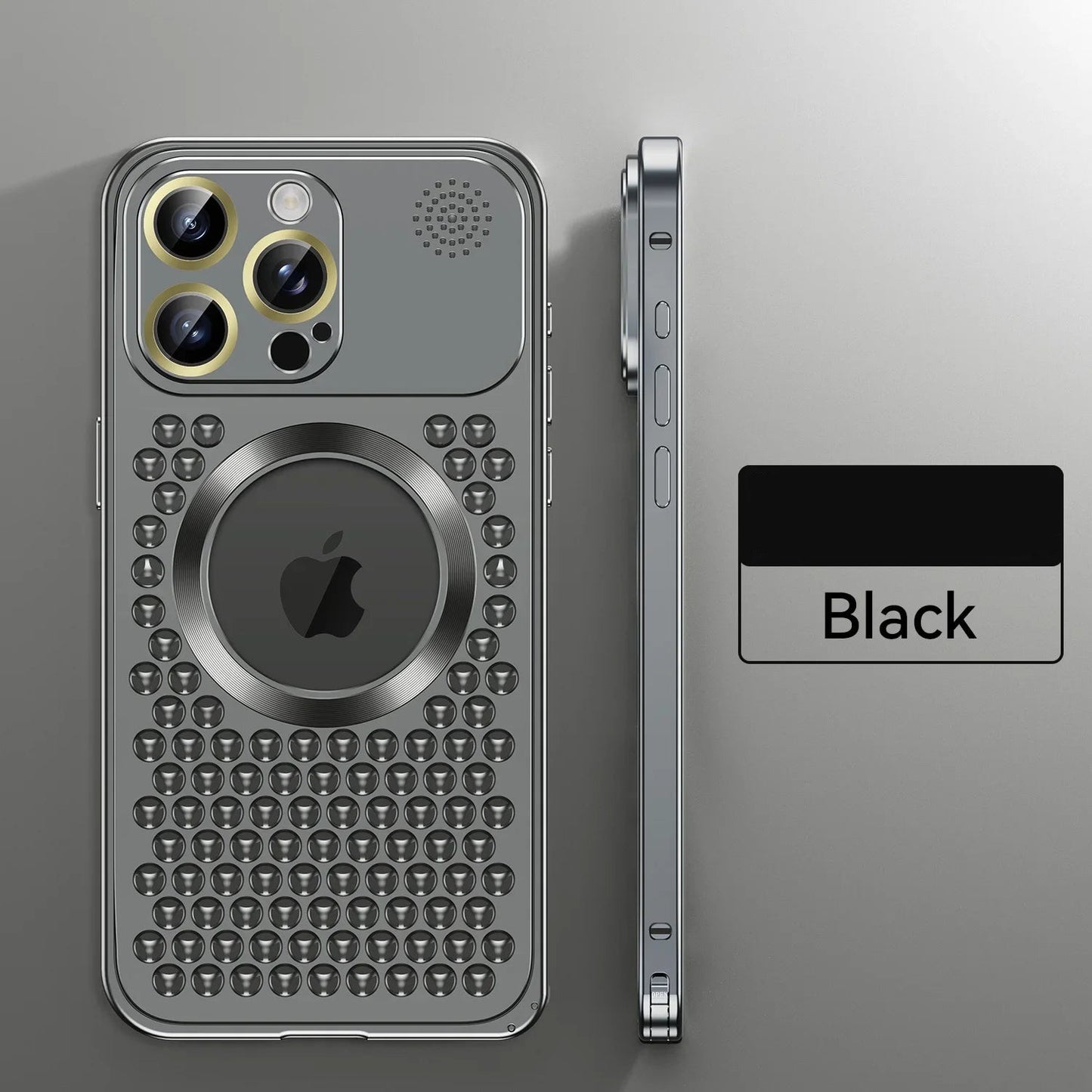 Heat Dissipation Aluminum Case For iPhone 13 12 14 15 Pro Max Plus Anti Drop