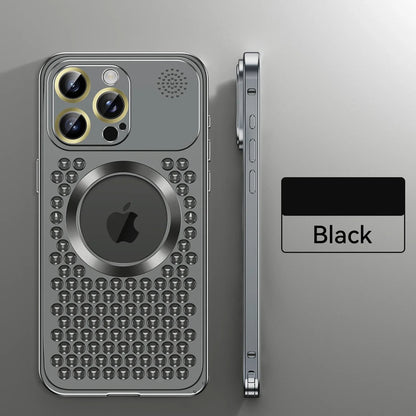 Heat Dissipation Aluminum Case For iPhone 13 12 14 15 Pro Max Plus Anti Drop