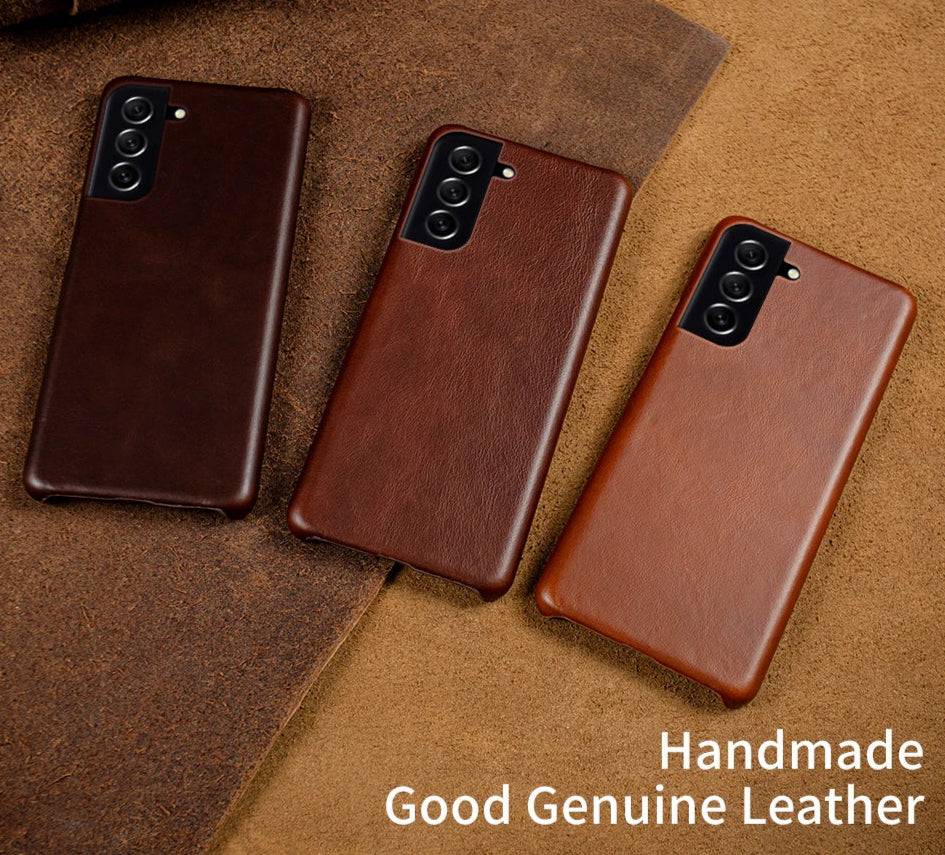 C&T Genuine Leather Case For Samsung Galaxy Note 20 to Galaxy s24 Ultra FE