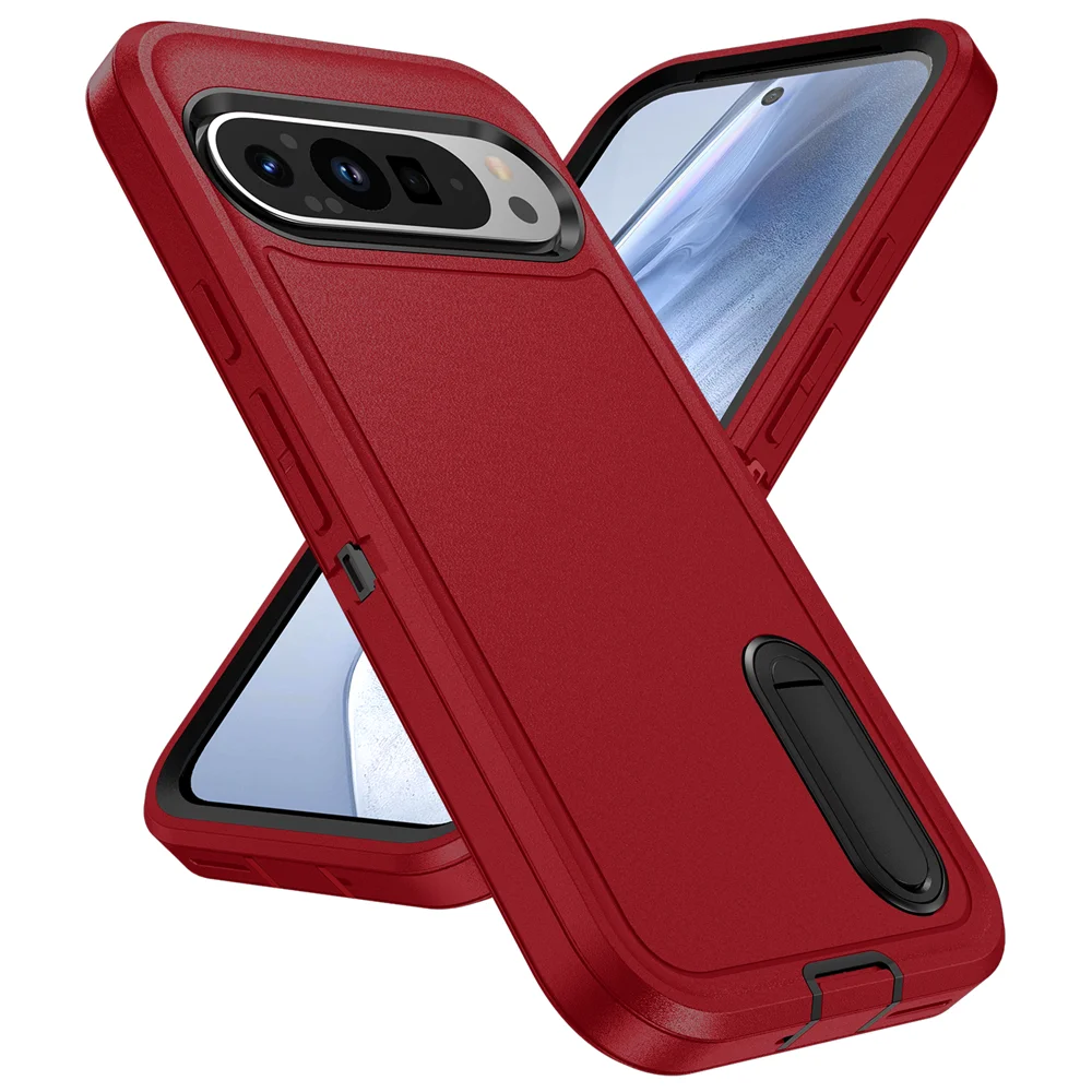 Ctech Shockproof with Stand Case For Google Pixel 9 9Pro and 9 Pro XL