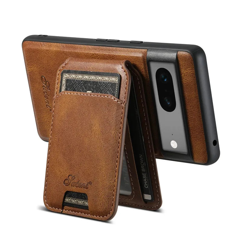 Wallet Leather For Google Pixel 9 Pro 8 7 6 Pro 6A 7A ShockProof Magnetic