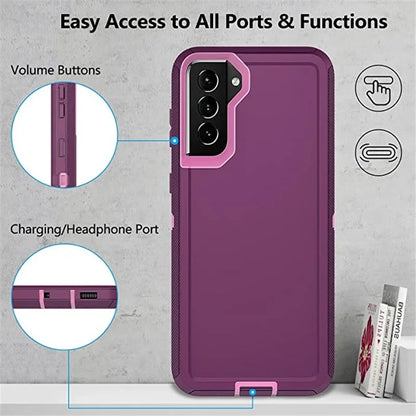 Defender Case for Galaxy  S21 S22 S23 S24 Ultra FE Plus ShockProof Samsung