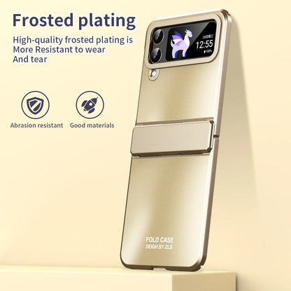 Luxury Electroplated Case ForGalaxy Z Flip 6 5 4 3 5G Samsung ShockProof