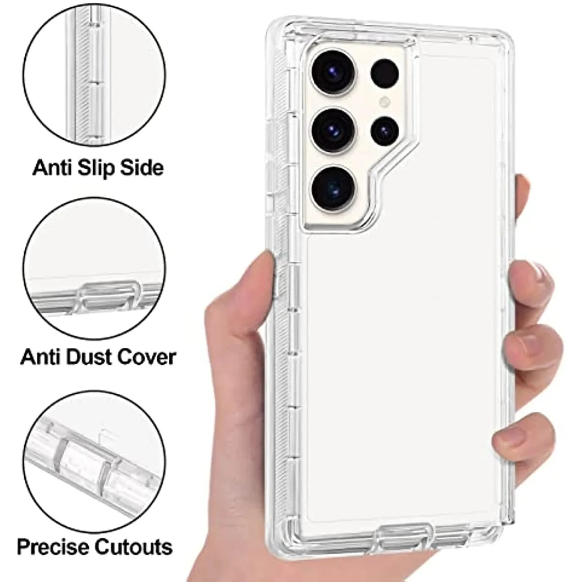 Defender Case For Samsung Galaxy S23 S20 S22 S21 S24 Ultra S10 Note 20 10 Heavy Duty