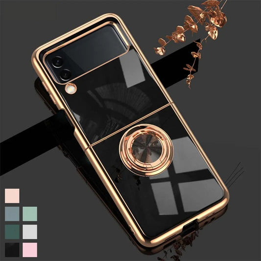 Luxury KickStand Case for Galaxy Z Flip 3 4 5 6 Samsung ShockProof