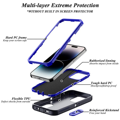 Defender Case with kickstand For iPhone 11 12 13 14 Plus Pro Max Heavy Armor MagSafe