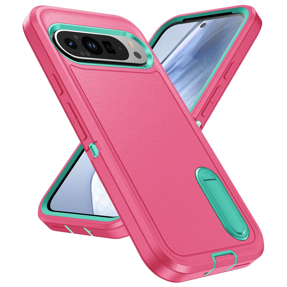 Ctech Shockproof with Stand Case For Google Pixel 9 9Pro and 9 Pro XL