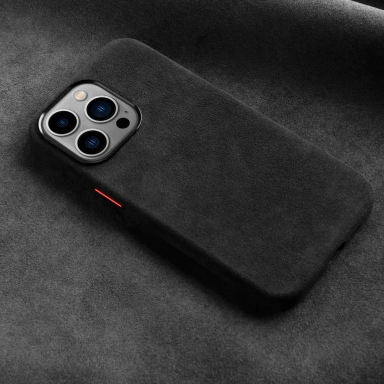 Alcantara Leather Case for iPhone 16 15 14 13 Pro Max Plus Mini ShockProof