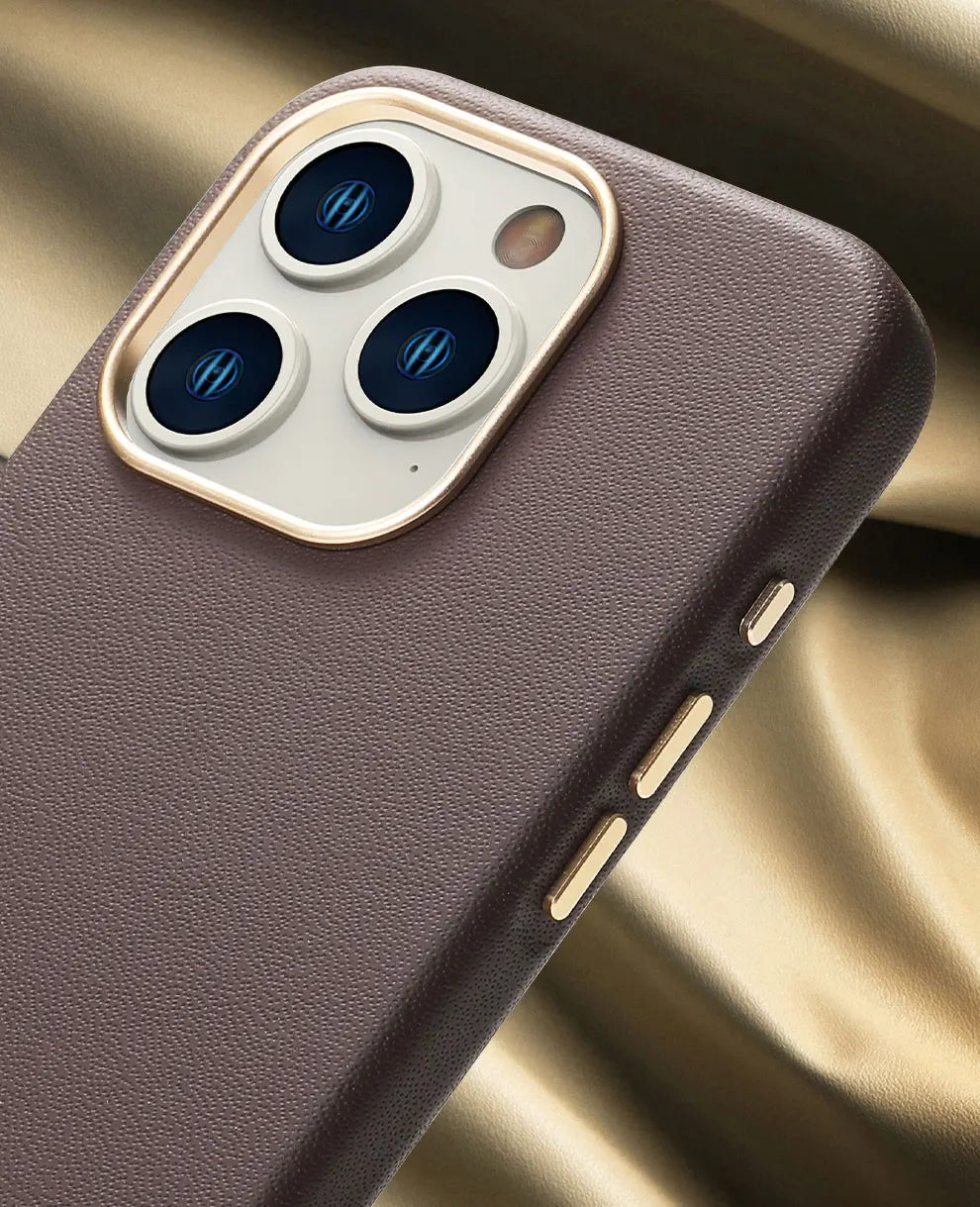 Nappa Leather Case for iPhone 15 14 13 12 Pro Max MagSafe