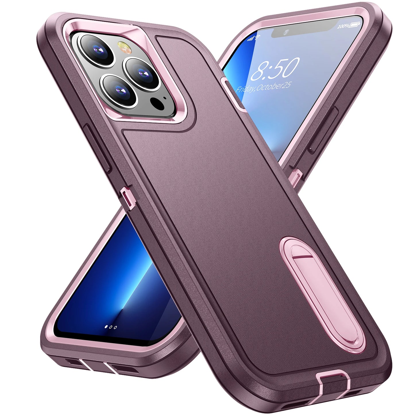 Defender Case with kickstand For iPhone 11 12 13 14 Plus Pro Max Heavy Armor MagSafe