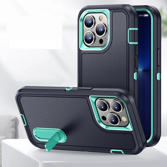 Defender Case with kickstand For iPhone 11 12 13 14 Plus Pro Max Heavy Armor MagSafe