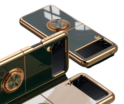 Luxury KickStand Case for Galaxy Z Flip 3 4 5 6 Samsung ShockProof