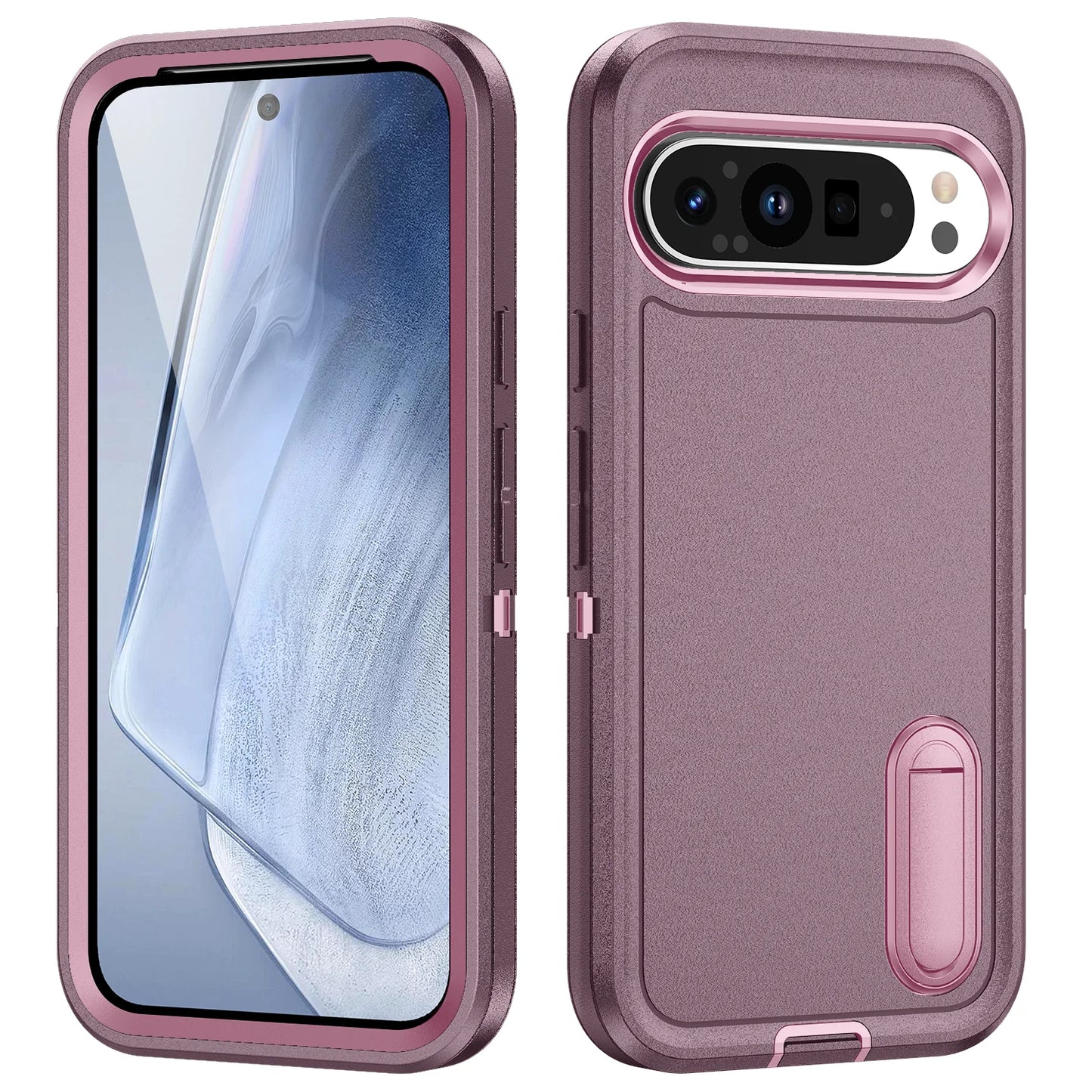 Ctech Shockproof with Stand Case For Google Pixel 9 9Pro and 9 Pro XL