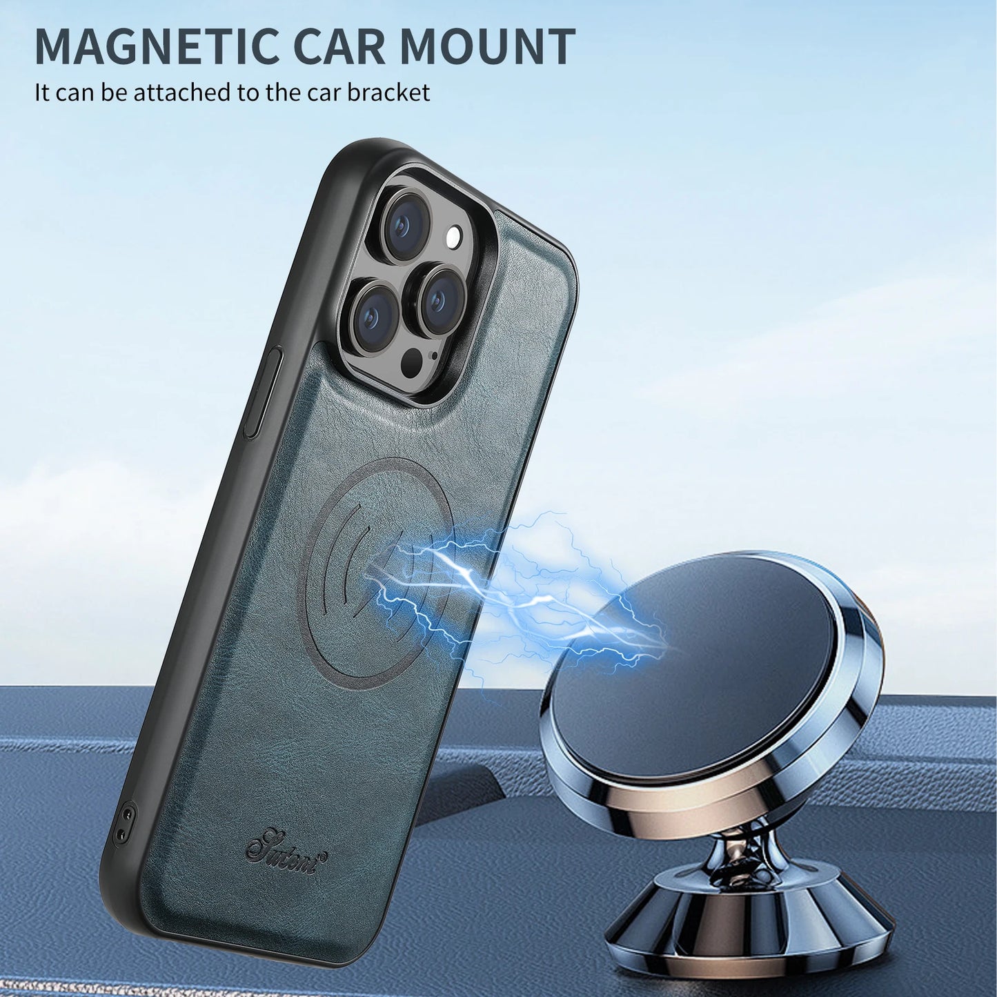 Leather With Wallet + Stand Case For iPhone 12 13 14 15 16 Plus Pro Max